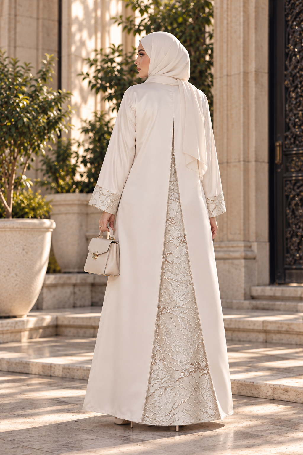 Back Detailed Abaya