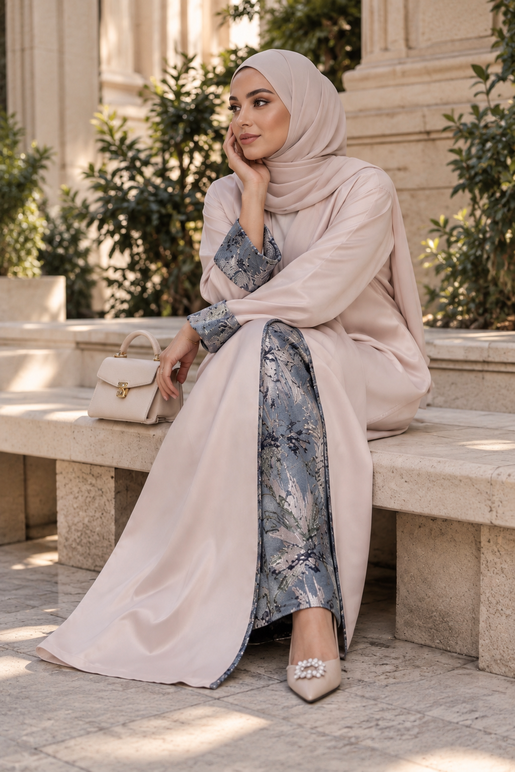 Back Detailed Abaya