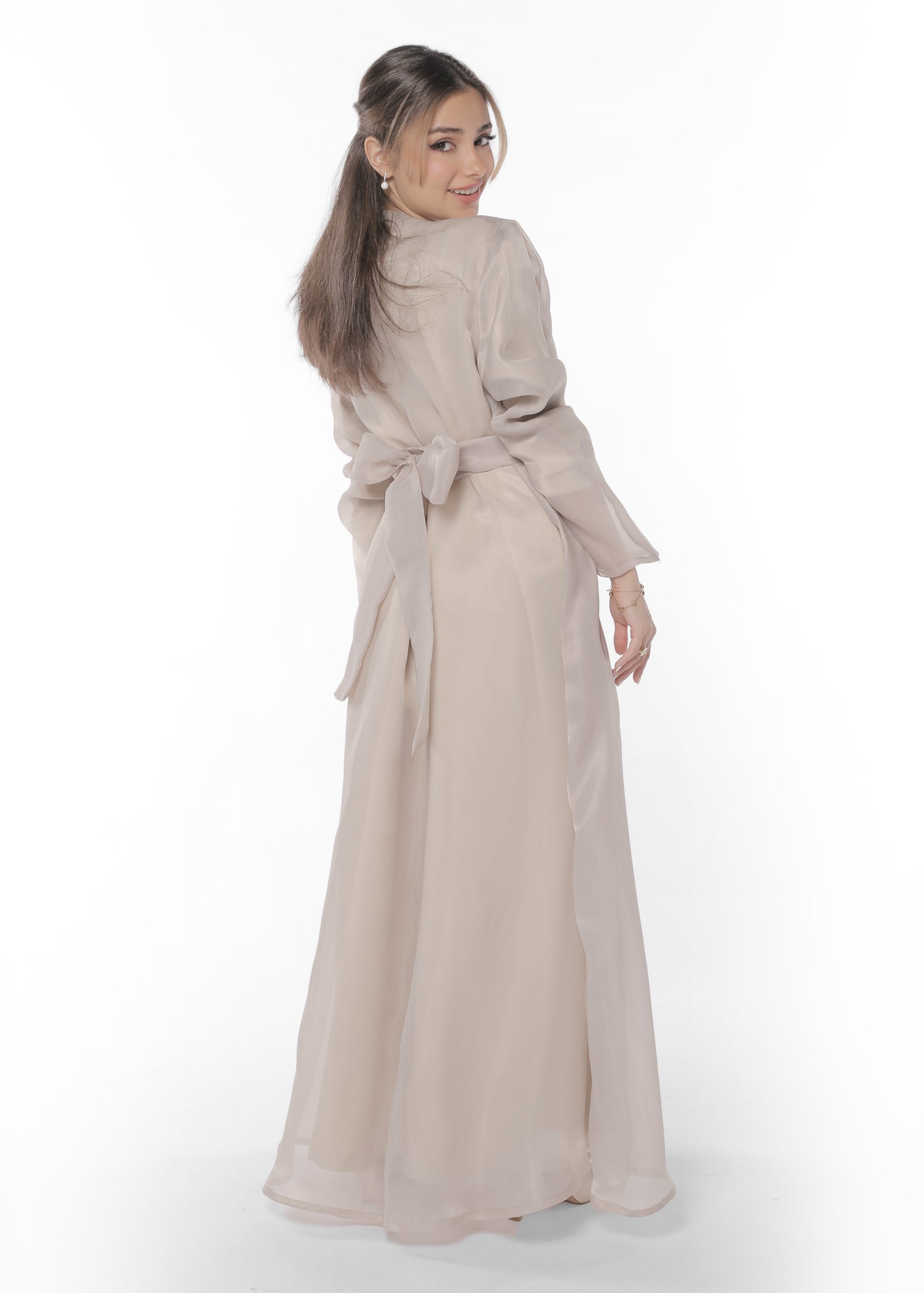 Organza Embroidered Abaya